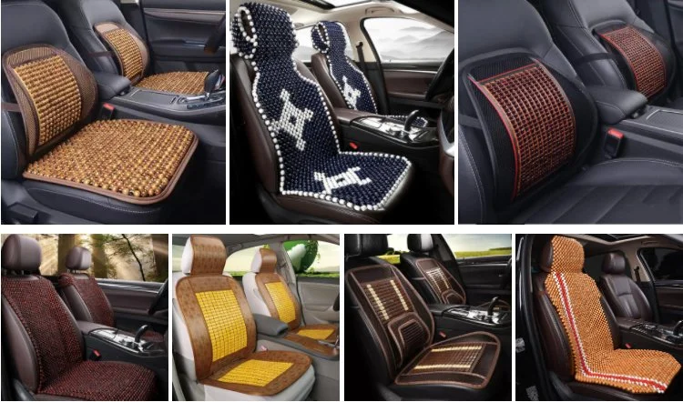 Stability Interior Car Accessory Massage Wooden Beads Seat/Lumbar/Cushioning/Chair/Cushion Cover