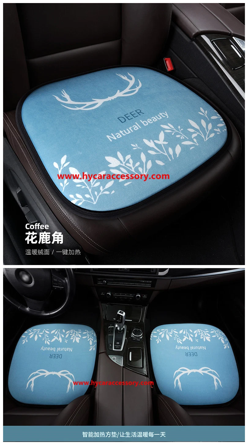 Car Decoration Car Interiorcar Accessory Home &#160; Office Universal Cartoon USB &#160; Heating Cushion Pad Winter Auto Heated Car Seat Cushion