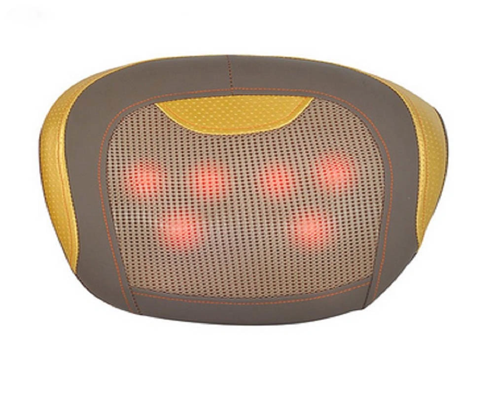 Hot Sell Kneading with Infrared Heat Car Seat Oval Appearance Waist Support Massage Cushion