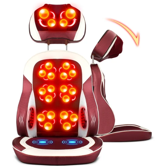 Best Portable Electric Shiatsu Lower Body Lumbar Waist Massage Cushion with Heat Car Seat Back Massage